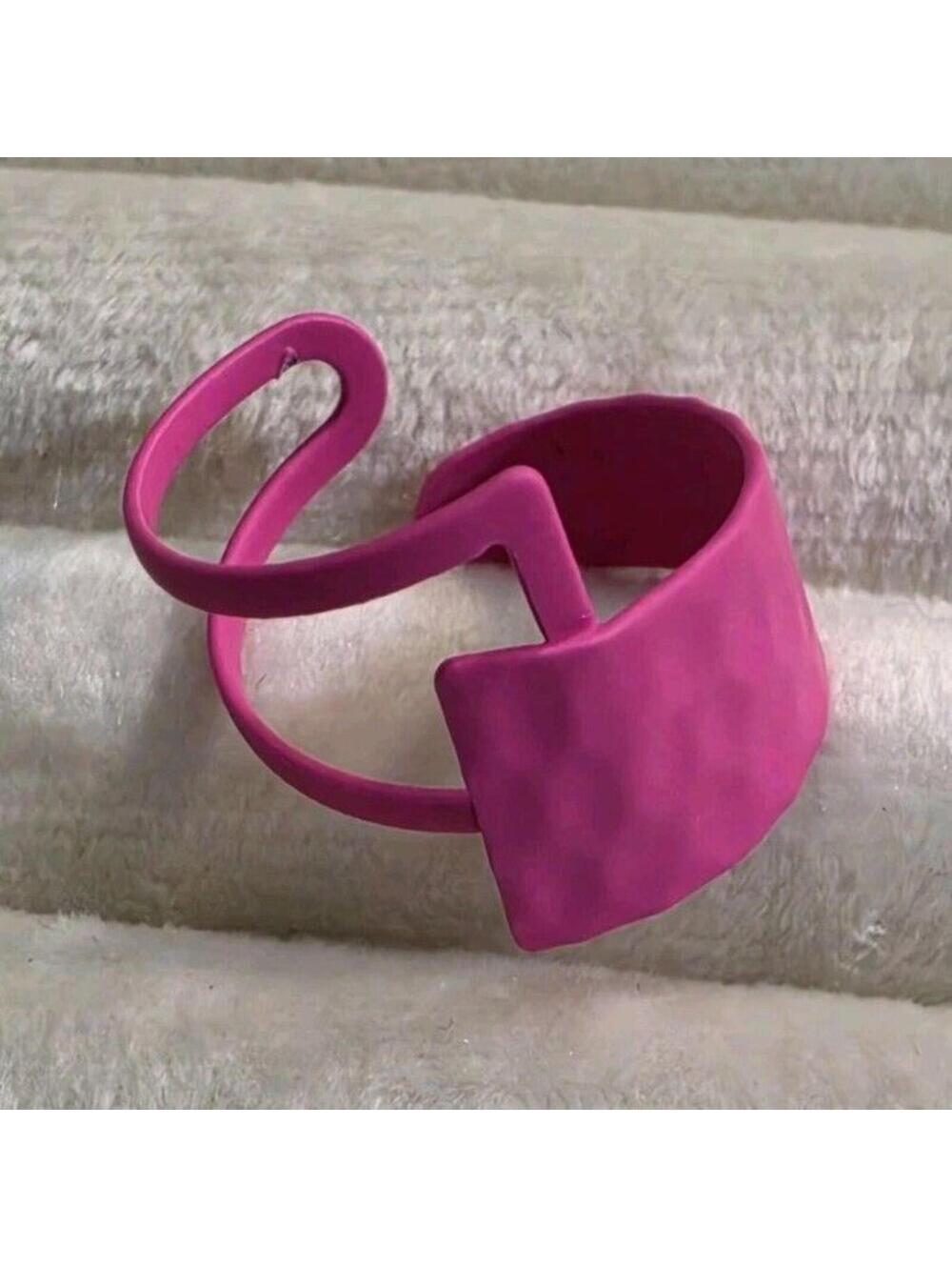SALE Pink Metal Coated ring Adjustable